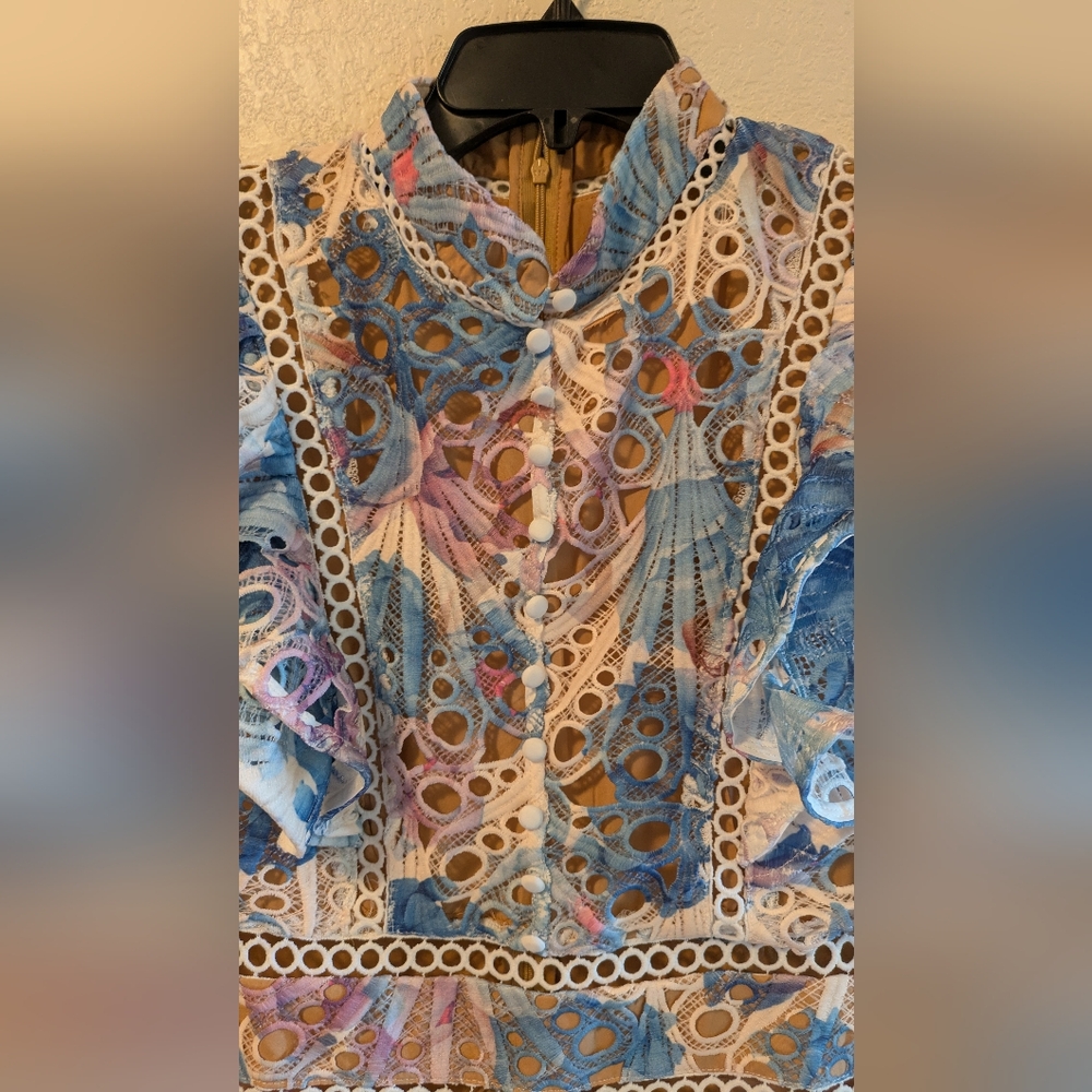 Bella Barnet Floral Lace Maxi Dress - Picture 8 of 8